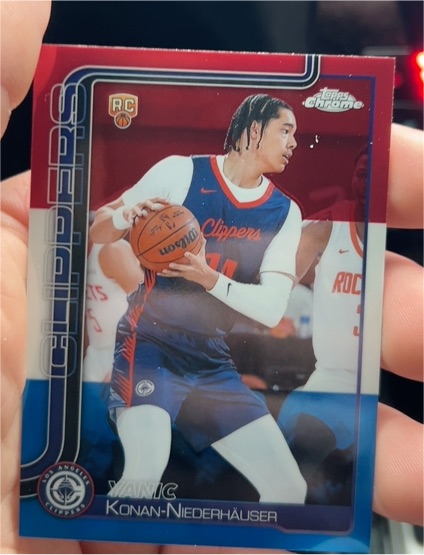 2025-26 Topps Chrome #280 Yanic Konan-Niederhauser — front