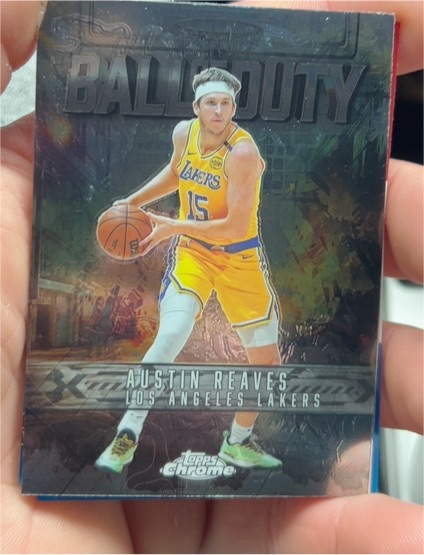 2025-26 Topps Chrome #BD-1 Austin Reaves Ball of Duty — front