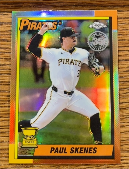 2025 Topps Chrome 1990 #90CB-13 Paul Skenes — front