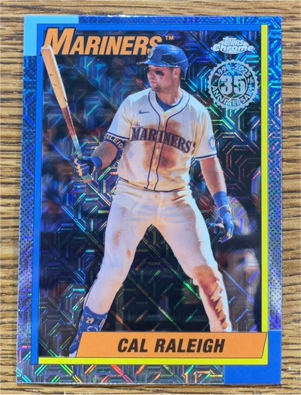 2025 Topps Chrome #T90C-138 Cal Raleigh — front