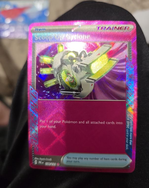 2021 Pokémon TCG Prismatic Evolutions #128 Scoop Up Cyclone — front