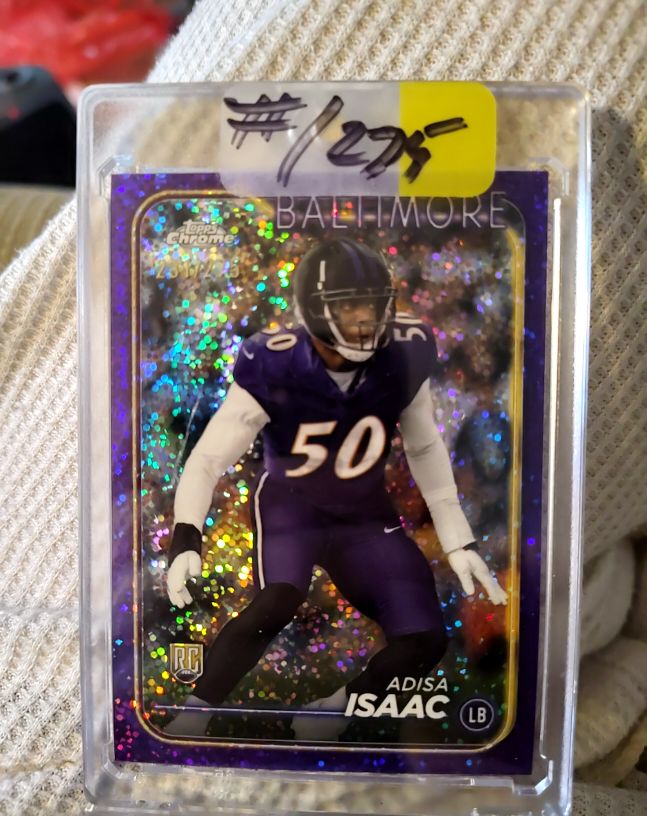 2024 Topps Chrome #218 Adisa Isaac — front