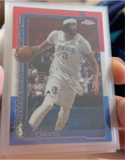2025-26 Topps Chrome #96 Anthony Davis — front