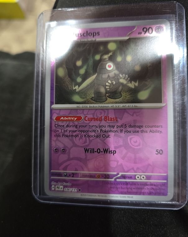 2023 Pokémon SV: Prismatic Evolutions #036 Dusclops — front