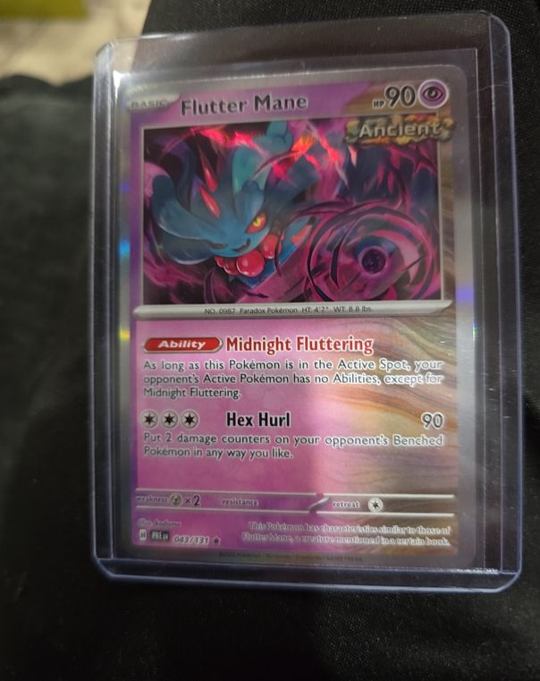 2025 Pokémon Prismatic Evolutions #043 Flutter Mane — front