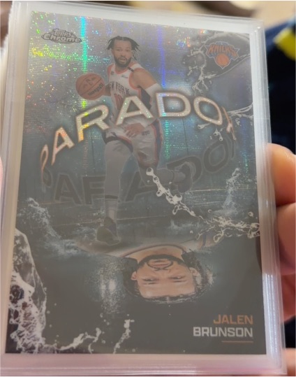 2025-26 Topps Chrome Basketball Paradox #PX-11 Jalen Brunson — front