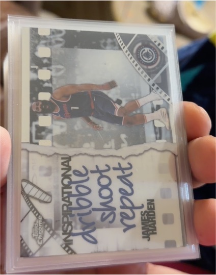 2025-26 Topps Chrome #IP-17 James Harden Inspirational Dribble Shoot Repeat — front