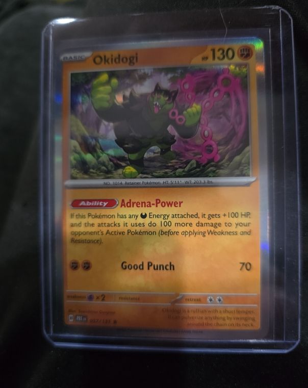 2024 Pokémon TCG SV: Prismatic Evolutions #057 Okidogi — front