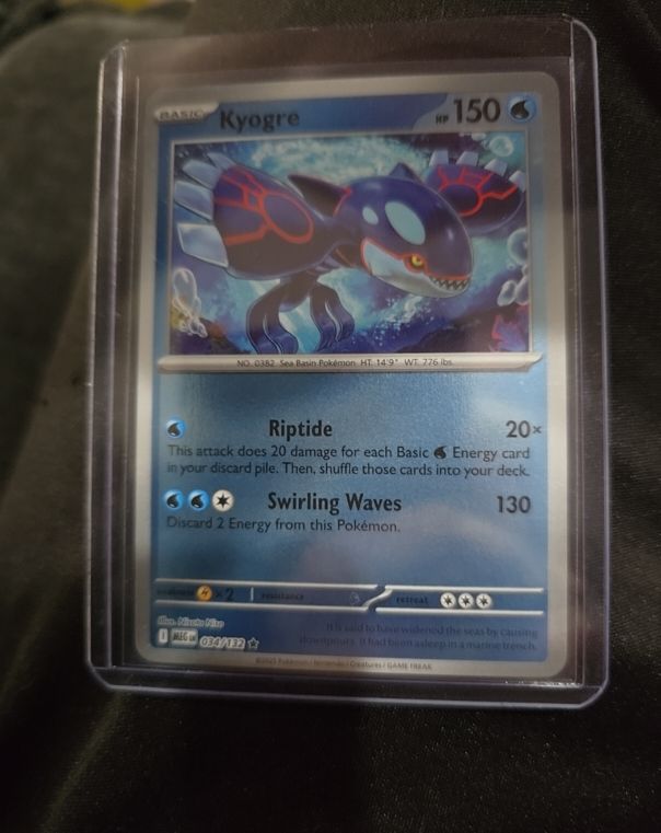 2025 Pokémon Mega Evolution #034 Kyogre — front
