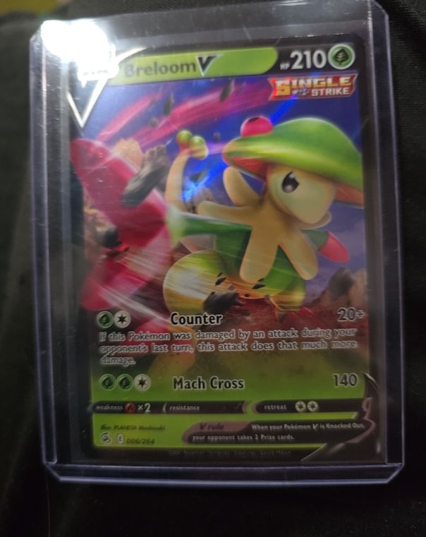 2021 Pokemon Fusion Strike #006 Breloom V — front
