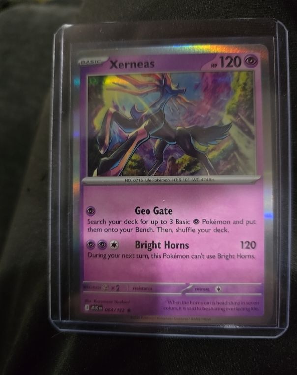 2016 Pokemon XY Mega Evolution #064 Xerneas — front