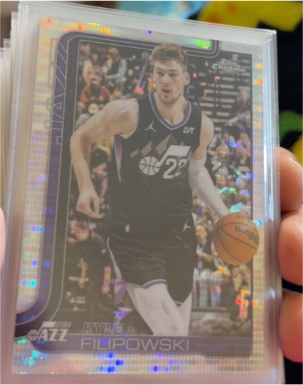 2025-26 Topps Chrome #213 Kyle Filipowski — front
