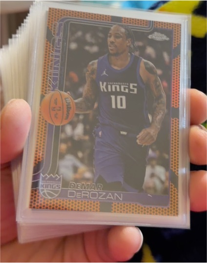 2025-26 Topps Chrome #240 DeMar DeRozan — front