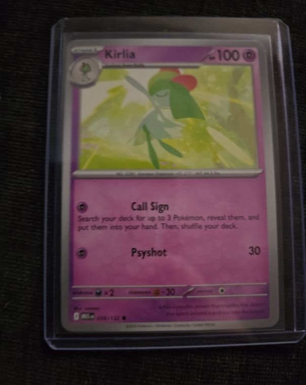2025 Pokémon Mega Evolution #059 Kirlia — front
