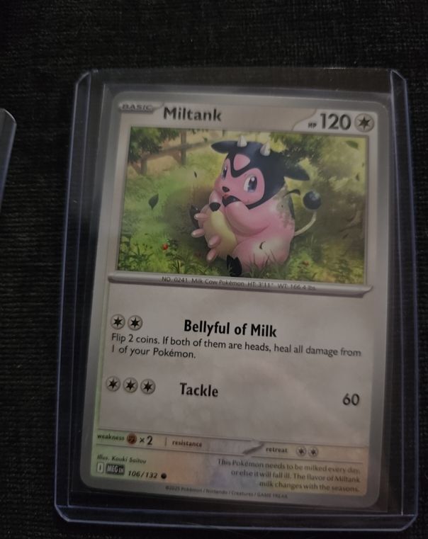 2025 Pokemon Mega Evolution #106 Miltank — front