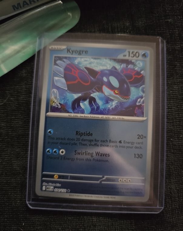 2015 Pokémon TCG Mega Evolution #034 Kyogre — front