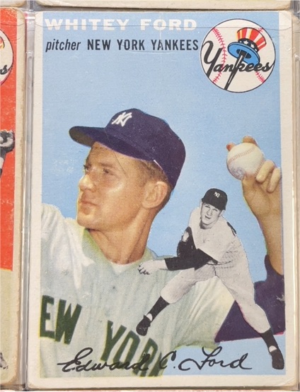 1954 Topps #37 Whitey Ford — front