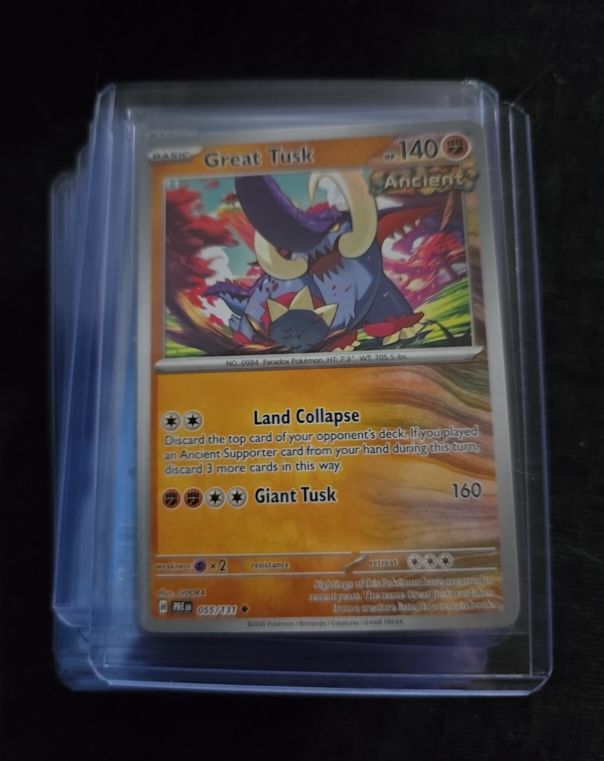 2025 Pokémon #055 Great Tusk — front