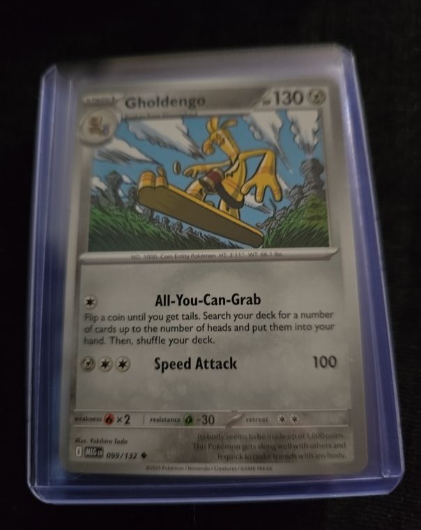2025 Pokémon Mega Evolution #099 Gholdengo — front