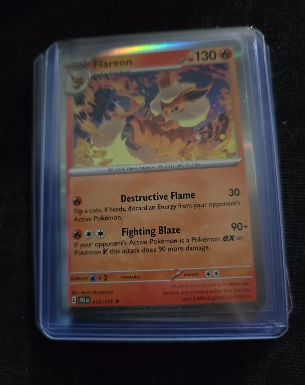 2022 Pokémon Scarlet & Violet 151 #136 Flareon — front