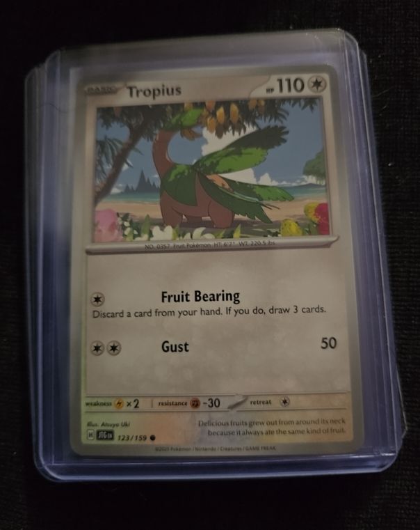 2025 Pokémon TCG Journey Together #123 Tropius — front