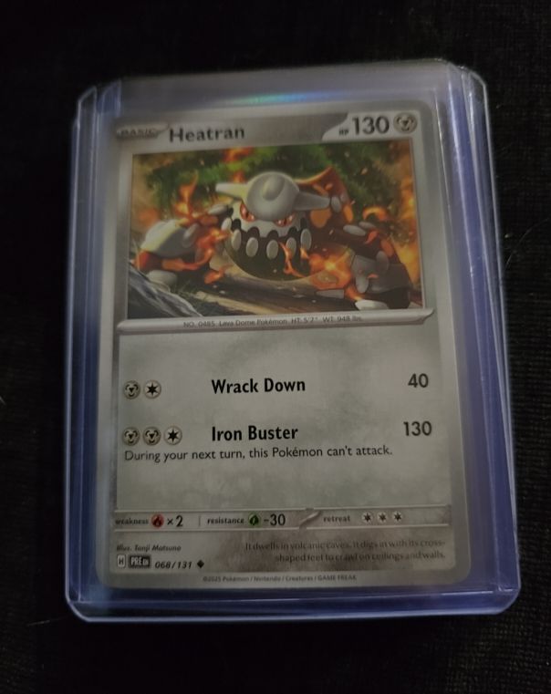 2025 Pokémon Prismatic Evolutions #068 Heatran — front