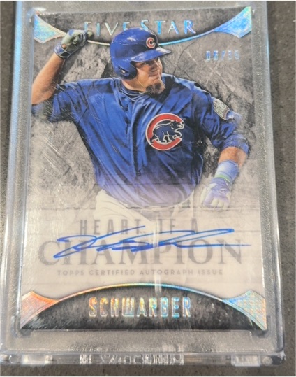 2016 Topps Five Star Heart of a Champion #FS-KS Kyle Schwarber — front