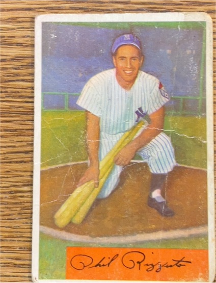 1954 Bowman #1 Phil Rizzuto — front