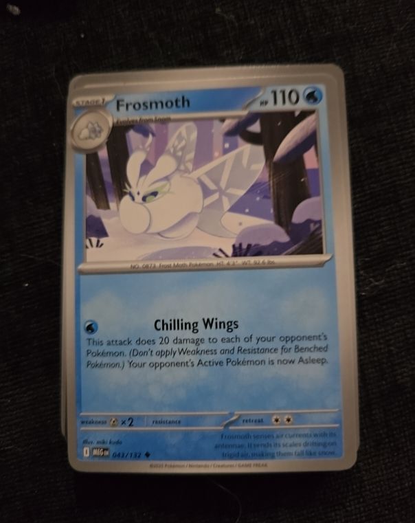 2025 Pokemon Mega Evolution #043 Frosmoth — front