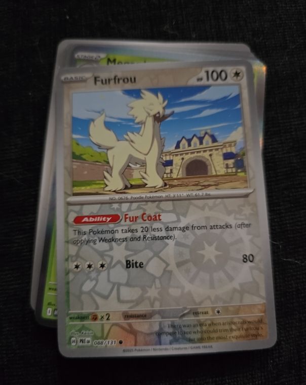 2025 Pokemon Prismatic Evolutions #088 Furfrou — front