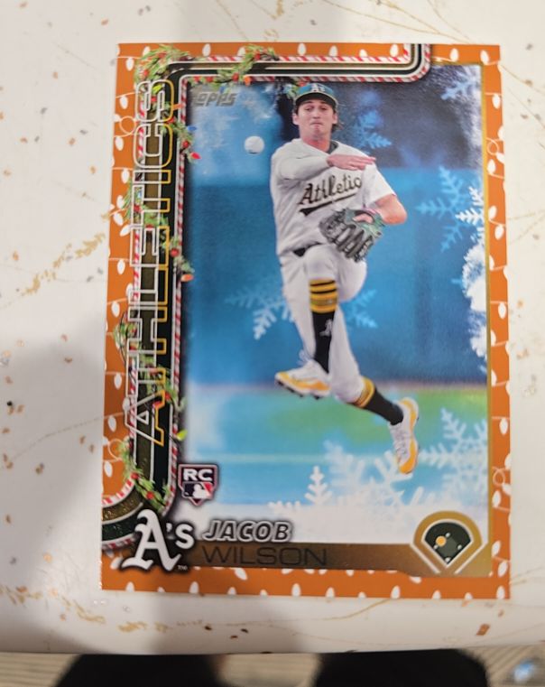 2025 Topps Holiday #H4 Jacob Wilson — front