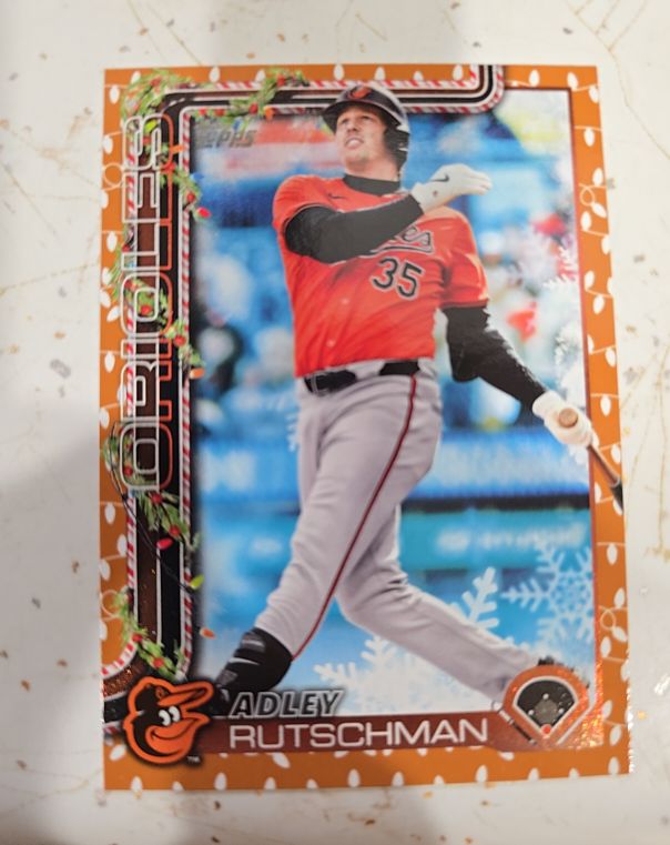 2025 Topps Holiday #H191 Adley Rutschman — front