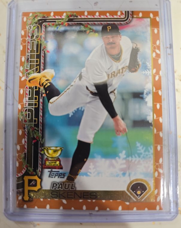 2025 Topps Holiday #H70 Paul Skenes — front