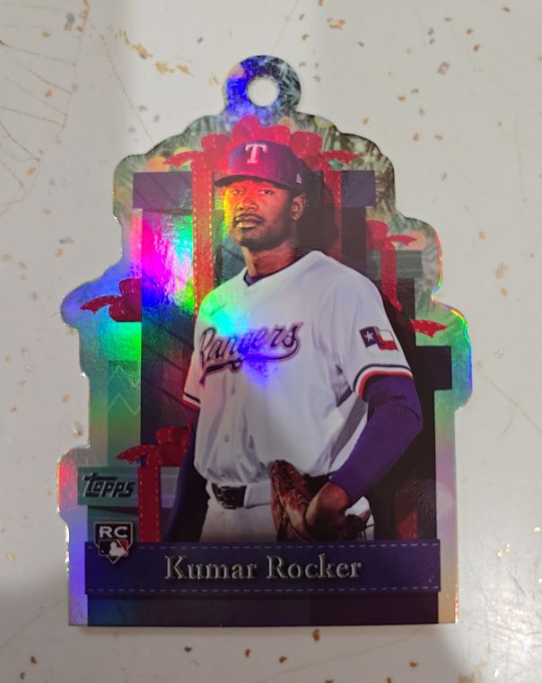 2025 Topps Holiday #PO-4 Kumar Rocker — front
