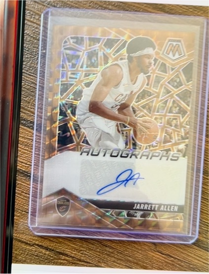 2024-25 Panini Mosaic Autographs #AM-JA Jarrett Allen — front
