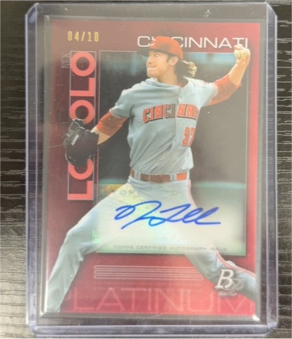 2020 Bowman Platinum #TOP-92 Nick Lodolo — front