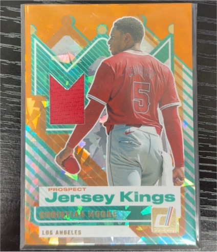 2025 Donruss Prospect Jersey Kings #PJK-CM Christian Moore — front