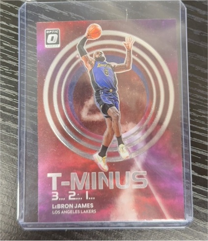 2022-23 Panini Donruss Optic #15 LeBron James T-Minus 3, 2, 1 — front