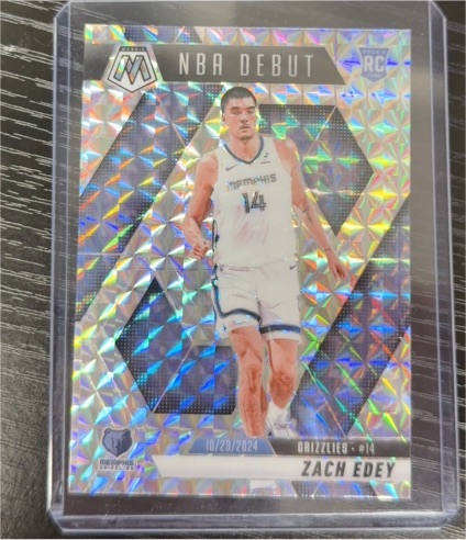 2024-25 Panini Mosaic NBA Debut #251 Zach Edey — front