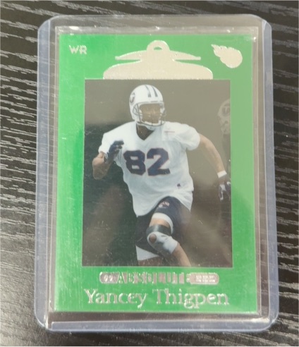1999 Playoff Absolute SSD Green Yancey Thigpen — front