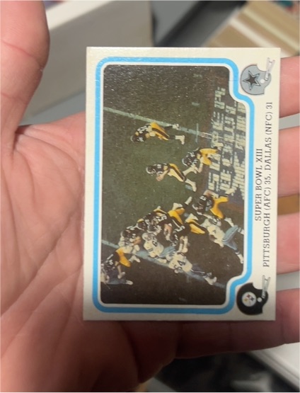 1979 Fleer Team Action #69 Super Bowl XIII Terry Bradshaw — front