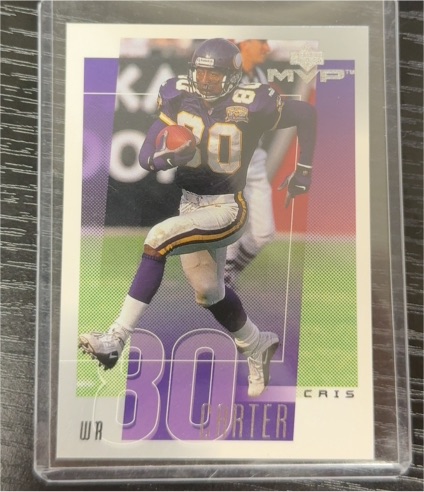 2001 Upper Deck MVP #142 Cris Carter — front