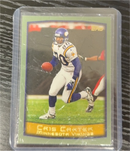 1999 Topps #10 Cris Carter — front