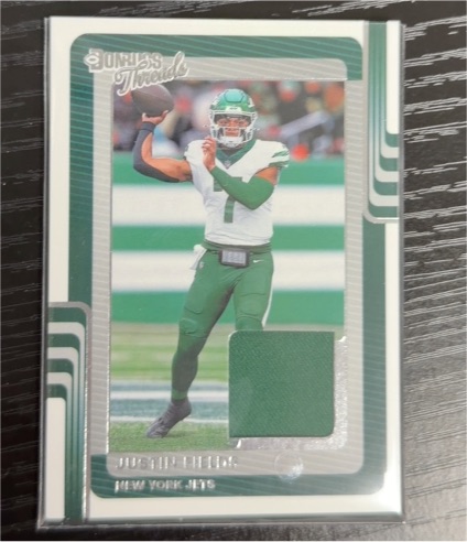 2025 Panini Donruss Threads #DTH-JFS Justin Fields — front