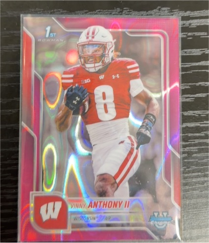 2025 Bowman University Chrome #171 Vinny Anthony II — front