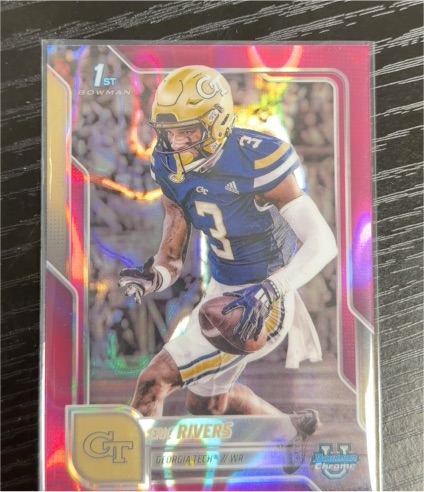 2025 Bowman Chrome University #86 Eric Rivers — front