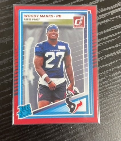 2025 Donruss #377 Woody Marks — front