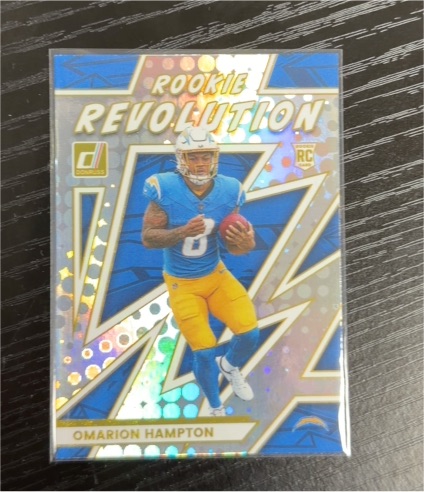 2025 Panini Donruss #35 Omarion Hampton Rookie Revolution — front