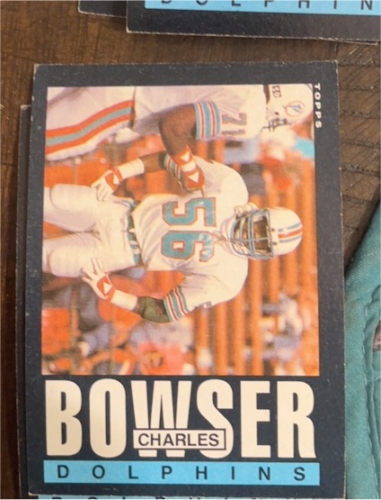 1985 Topps #306 Charles Bowser — front