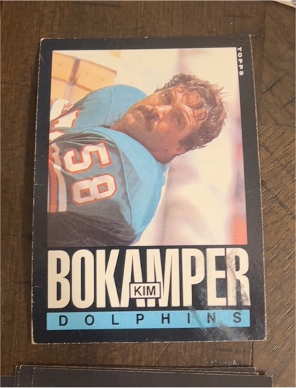 1985 Topps #305 Kim Bokamper — front